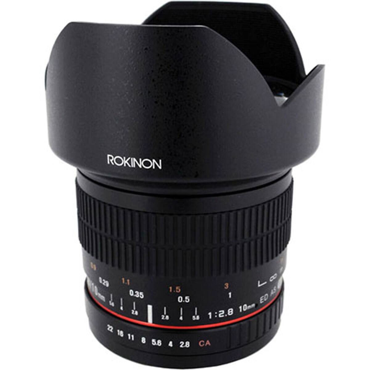 ROKINON 1 129 1.1 La 8 3 1.5 AS 0.35 1 ED 0.5 Se I 10mm 28 I 1:2.8 2.8 4 5.5 22 18 11 8 5.6 CA 4 2.8