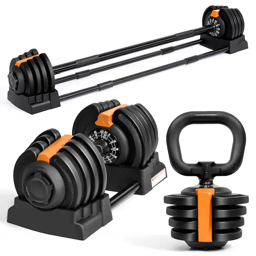 Amazon Buy Steel Dumbbells Online KERDOM In Adjustable Dumbbells