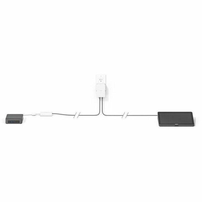 Alt View 4. Logitech - Logitech Medium Microsoft Teams Rooms with Tap + Rally System + ASUS® NUC - For Collaboration Space, Video - Graphite.