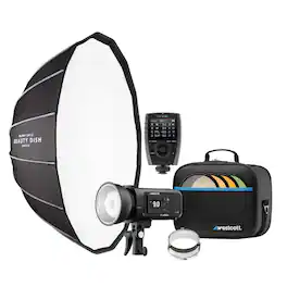 Westcott - FJ400 II Touchscreen Strobe with Beauty Dish, and Flash Trigger