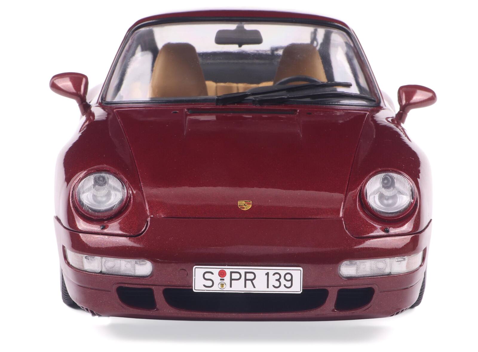 Back. Solido - 1997 Porsche 911 (993) Turbo Arena Red Metallic 1/18 Diecast Model Car by Solido - Red Metallic.