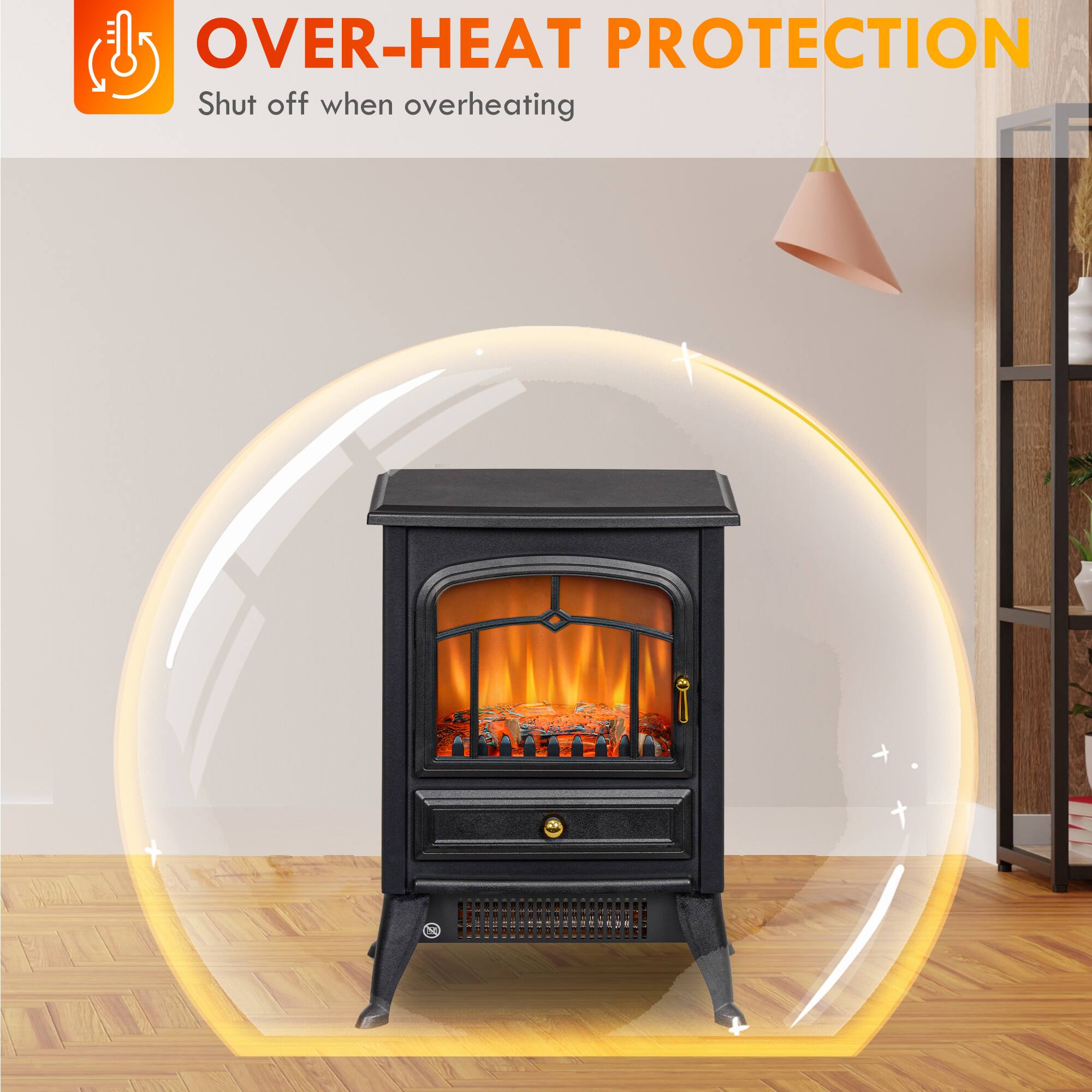 OVER-HEAT PROTECTION  
Shut off when overheating