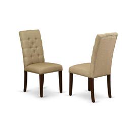 East West Furniture - Dining Room Set Mahogany - Brown