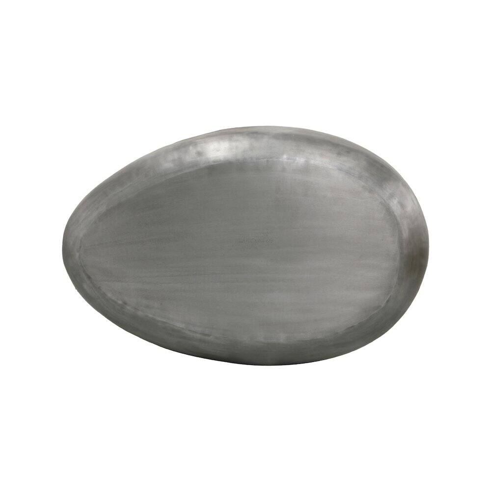 Alt View 2. Meridian Furniture - Capsule Silver Aluminum Coffee Table - Silver.