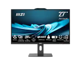 MSI - PRO AP272P - 27” FHD All-In-One - Intel Core i7-14700 2024 - 32GB Memory - 1TB Storage - Black