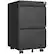 Alt View 2. GOODSILO - 2-Drawer Locking File Cabinet - Mobile Under Desk Filing for Letter/Legal/A4 - Home Office Storage - Black.