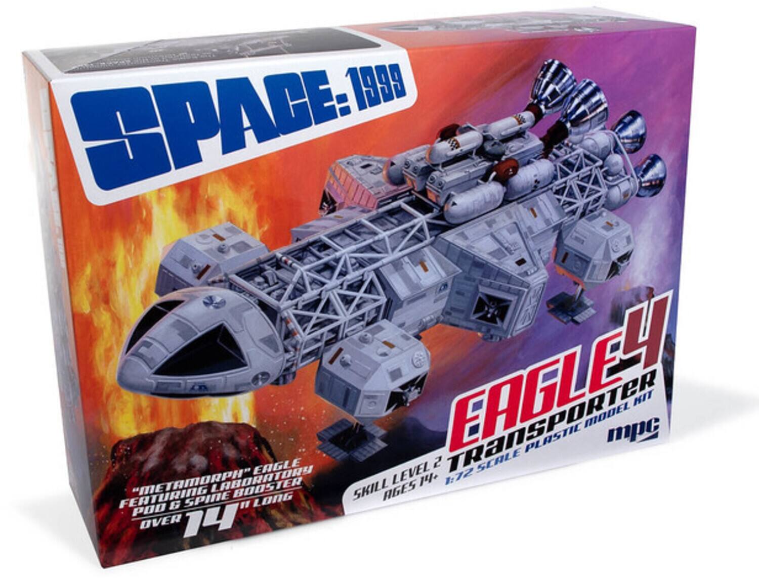 1999 SPACE:1999 EAGLEY 2 SCALE TRANSPORTER PLASTIC PL MODEL mpc "METAMORPH" 14 1:12 I: FEATURING BOOSTER SKILL LEVEL 2 AGES 14+ "LONG POOD OVER 14"