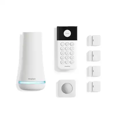 home - - . 1 i 2 - 3 - 4 - 5 I o - 7 --. 8 ... 9 .... - 0 T - SimpliSafe
