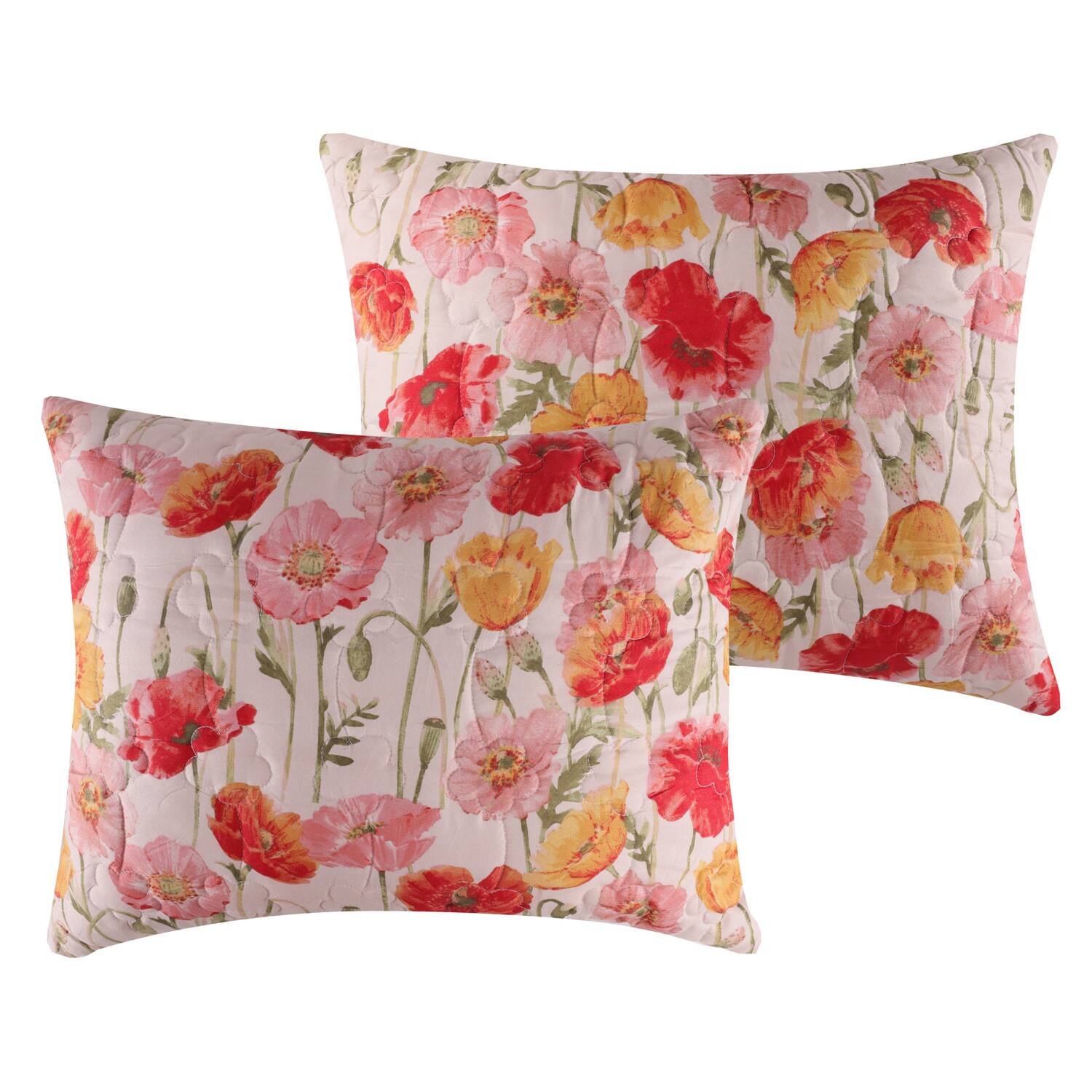 Alt View 2. Greenland Home Fashions - Greenland Home Fashions 100% Brushed Microfiber Breeze Sham Standard Blush - Blush.