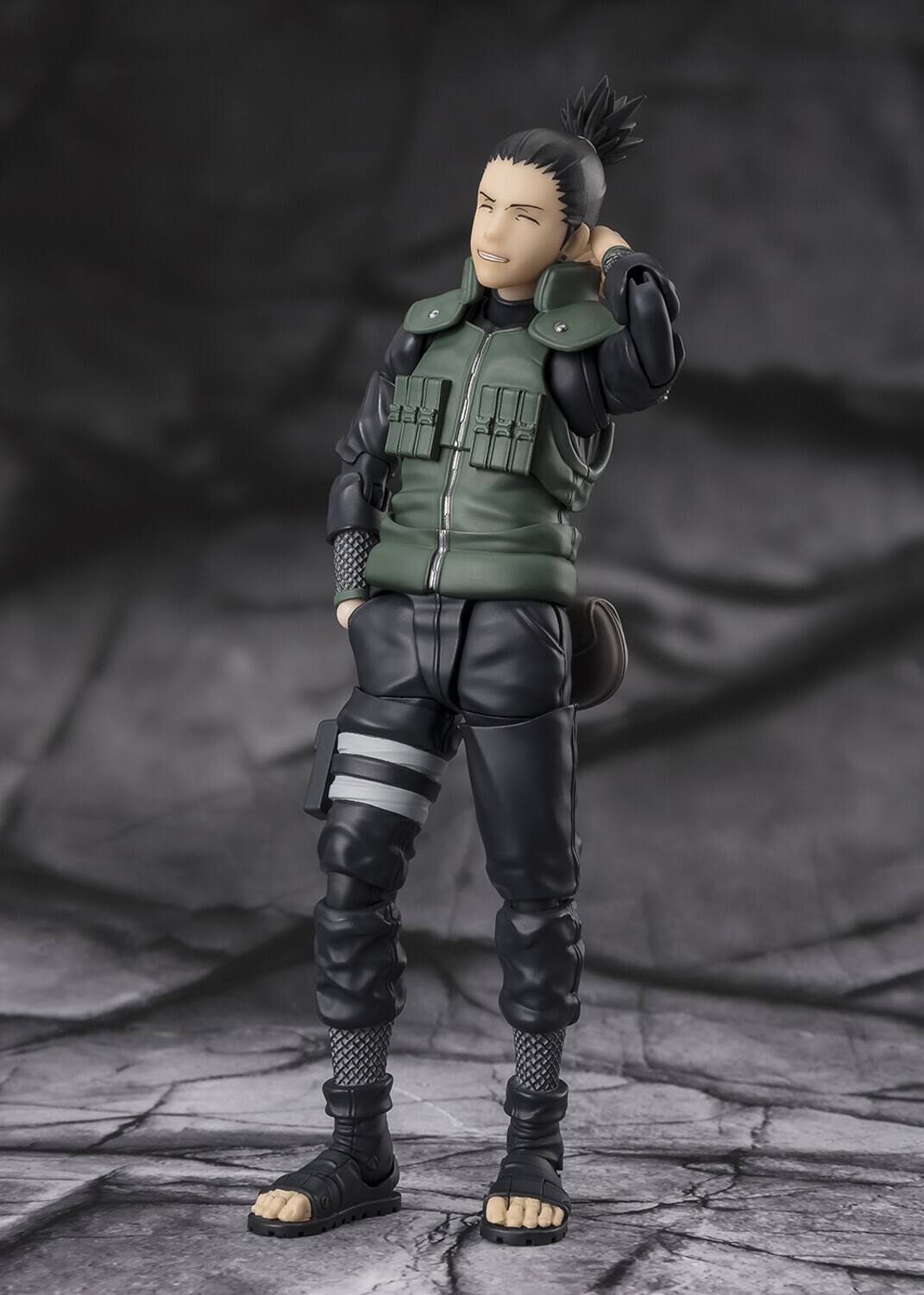 Alt View 1. Bandai - Tamashii Nations - Naruto: Shippuden - S.H.Figuarts - Shikamaru Nara (Brilliant Strategist) Action - Collectibles - Multicolor.