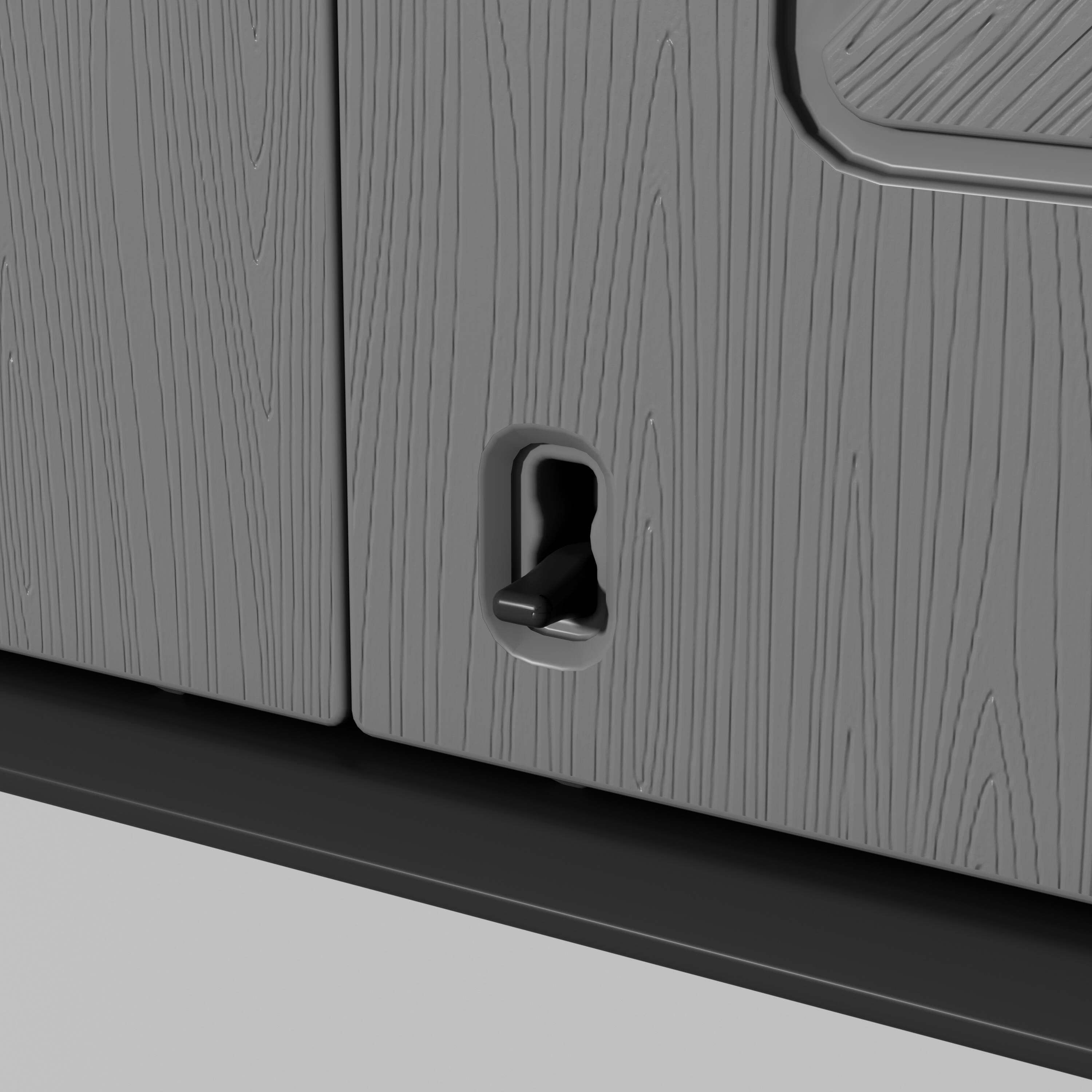 Alt View 1. Yardgrace - 35 sq 6x6 ft. Outdoor Resin Storage Shed, Weatherproof Durable Tool Shed, Lockable with Floor and Window - Grey.