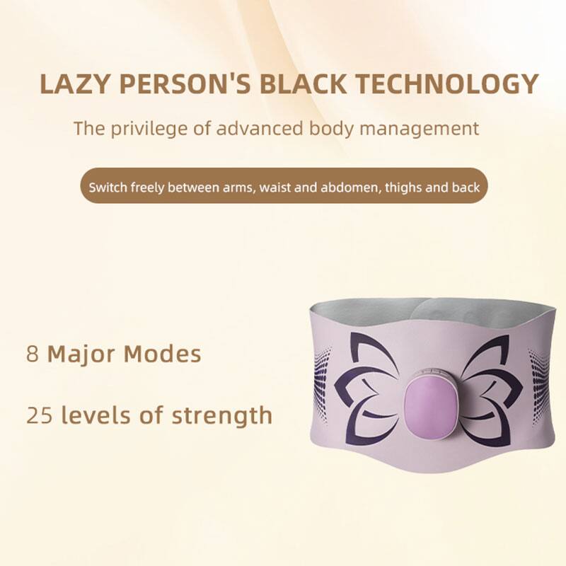 LAZY PERSON'S BLACK TECHNOLOGY  
The privilege of advanced body management  

Switch freely between arms, waist and abdomen, thighs and back  

8 Major Modes  
25 levels of strength