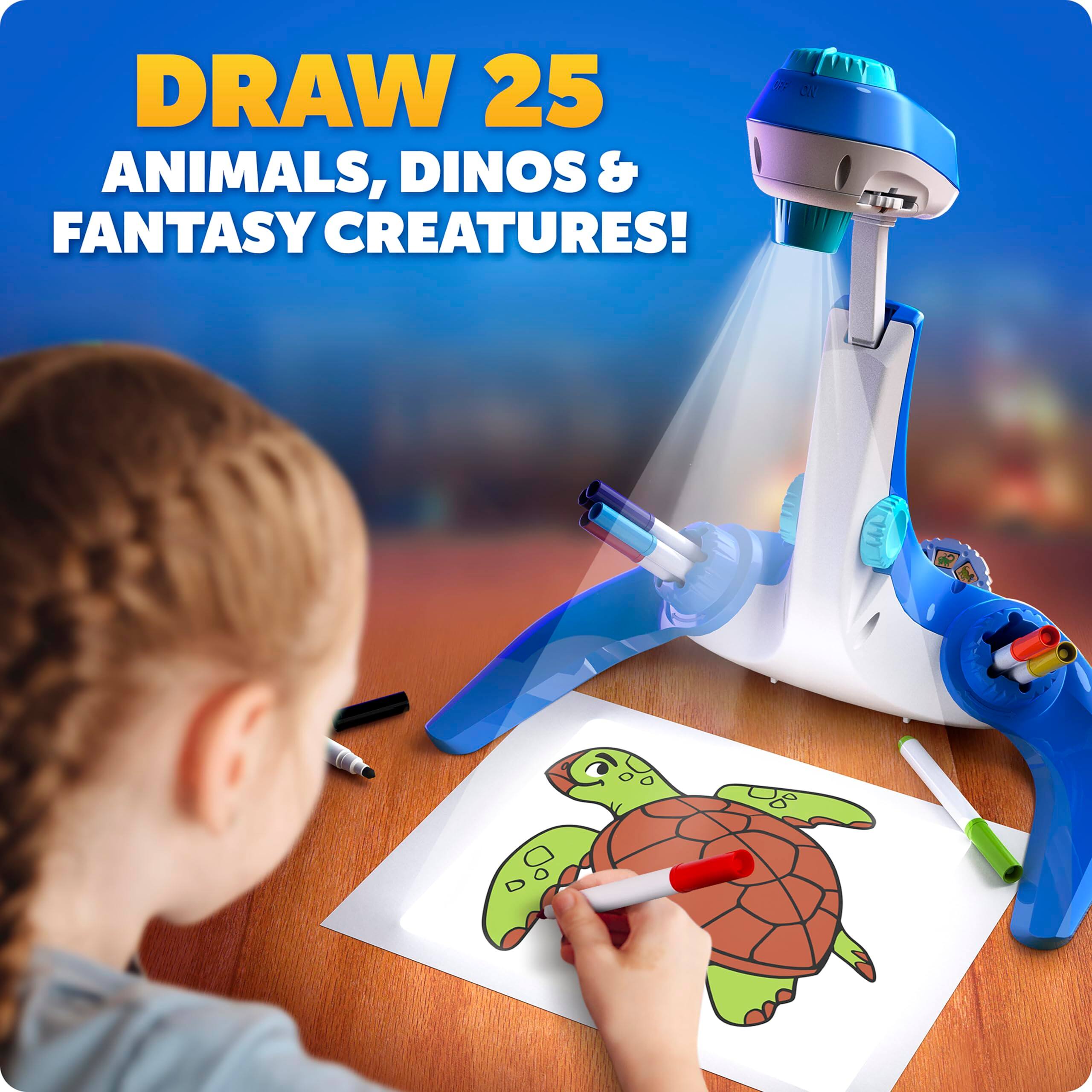 DRAW 25 ANIMALS, DINOS & FANTASY CREATURES!