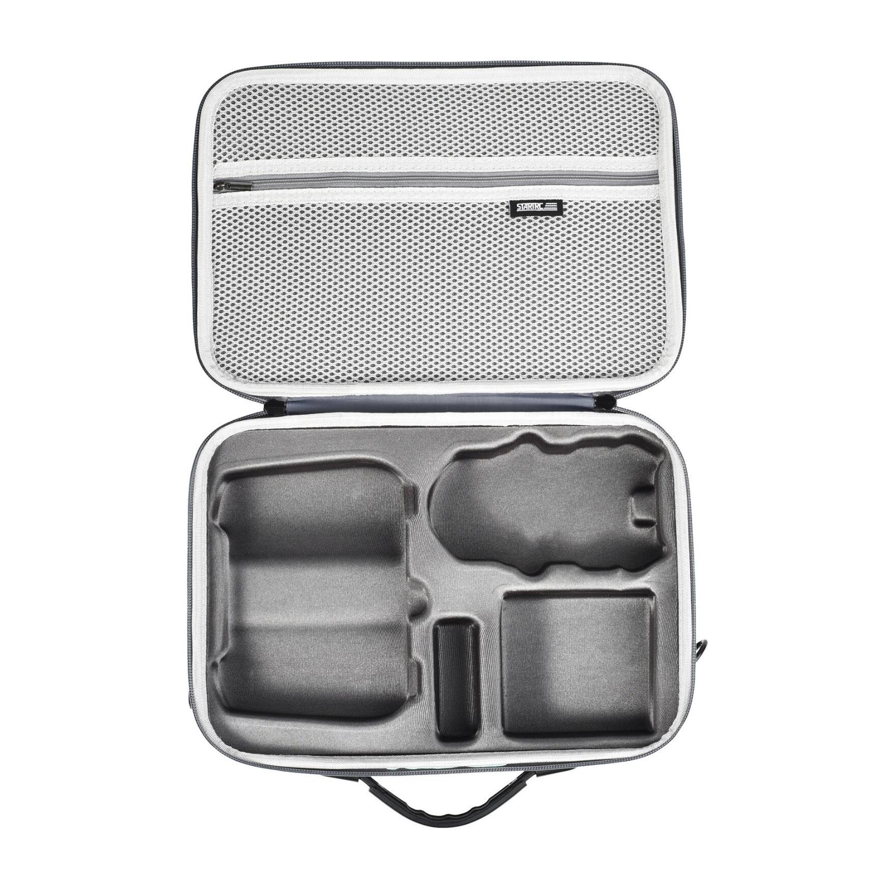 Left. StartRC - STARTRC Gray Carrying Case for DJI Mini 3 Pro and Mini 3 Drone.