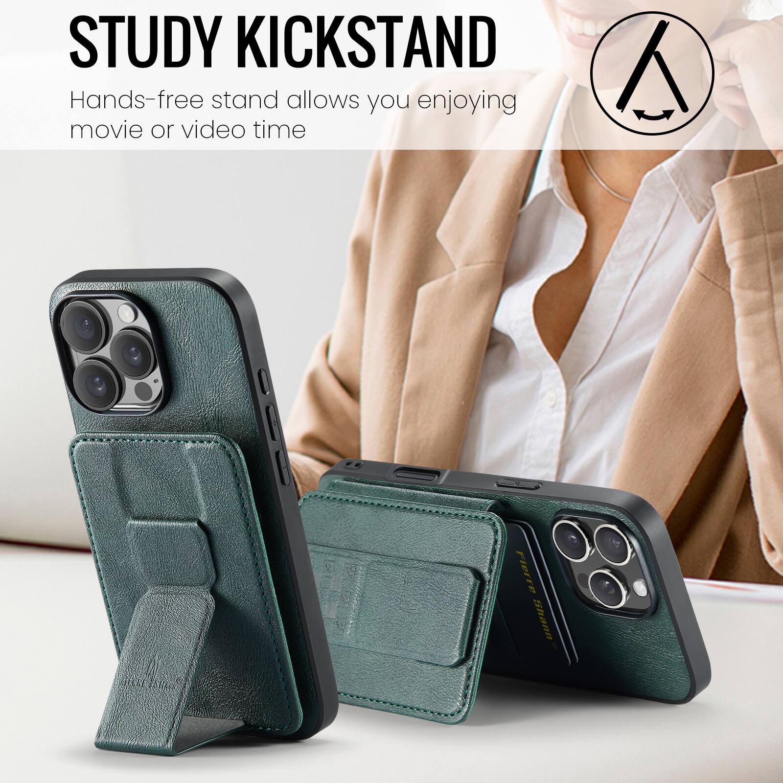 STUDY KICKSTAND  
Hands-free stand allows you enjoying movie or video time