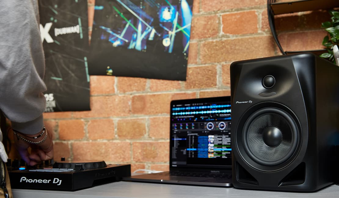 Pioneer DJ Desktop Monitor System with Bluetooth with 2 Way Sound