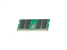 Front. Kingston - Kingston ValueRAM 32GB 260-Pin DDR4 SO-DIMM DDR4 3200 (PC4 25600) Laptop Memory Model KVR32S22D8/32 - Black.