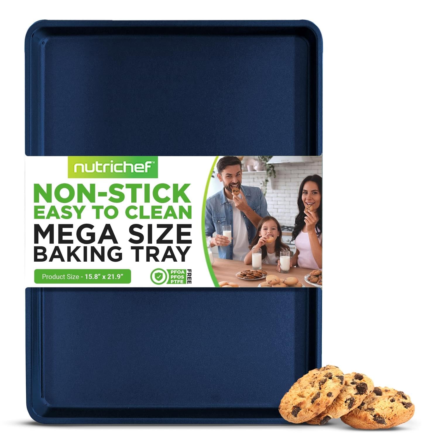 NutriChef - Non-Stick XL Cookie Sheet for Baking