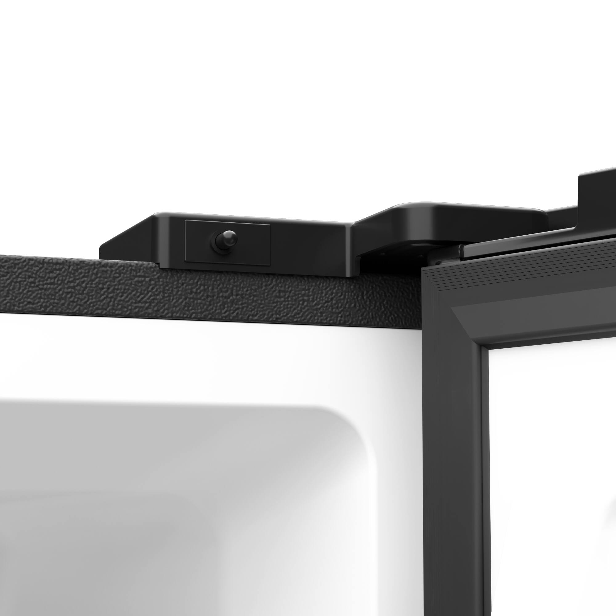 Alt View 8. Koolmore - 21 cu. ft. Upright Convertible Refrigerator/Freezer in Silver (KM-RUF-21S) - Black.