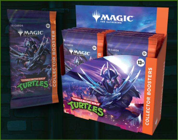 MAGIC THE GATHERING 15 CARDS 13+ MAGIC THE GATHERING COLLECTOR BOOSTER 15 CARDS MAGIC 1. 15 CARDS 13+ ER 13+ TURTLES TEENAGE MUTANT NINJA COLLECTOR BOOSTERS TEENAGE MUTANT NINJA TURTLES COLLECTOR