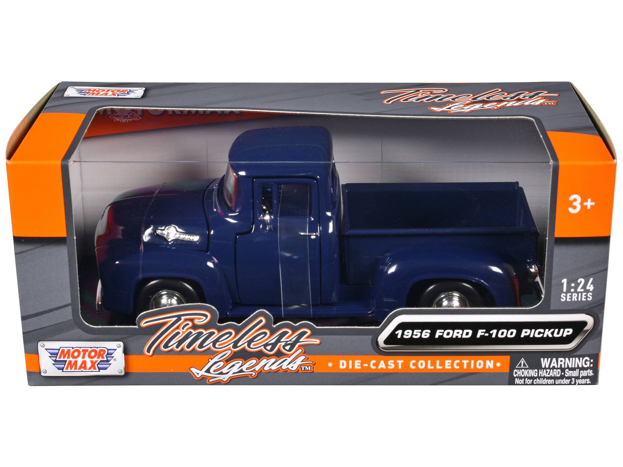 Or APT MA IRT Merrn . 3+ 1:24 SERIES Timeless 1956 FORD F-100 PICKUP MOTOR MAX Legends DIE-CAST COLLECTION WARNING: TM CHOKING HAZARD-Small parts. Not for children under 3 years.