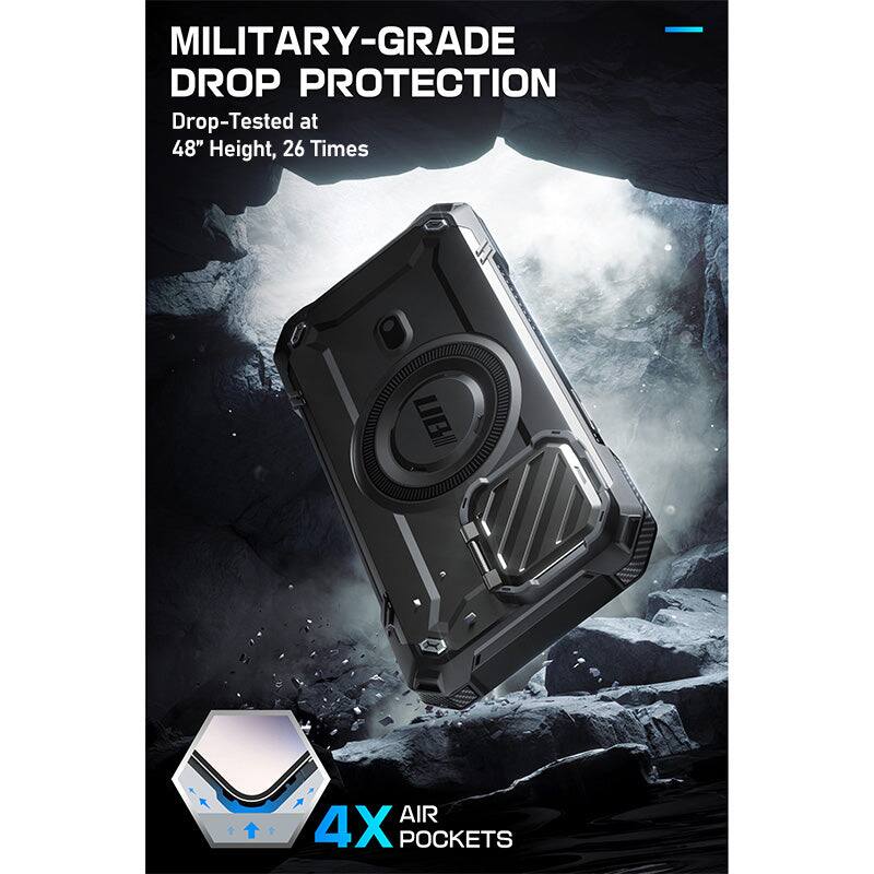 MILITARY-GRADE DROP PROTECTION  
Drop-Tested at 48" Height, 26 Times  

4X AIR POCKETS