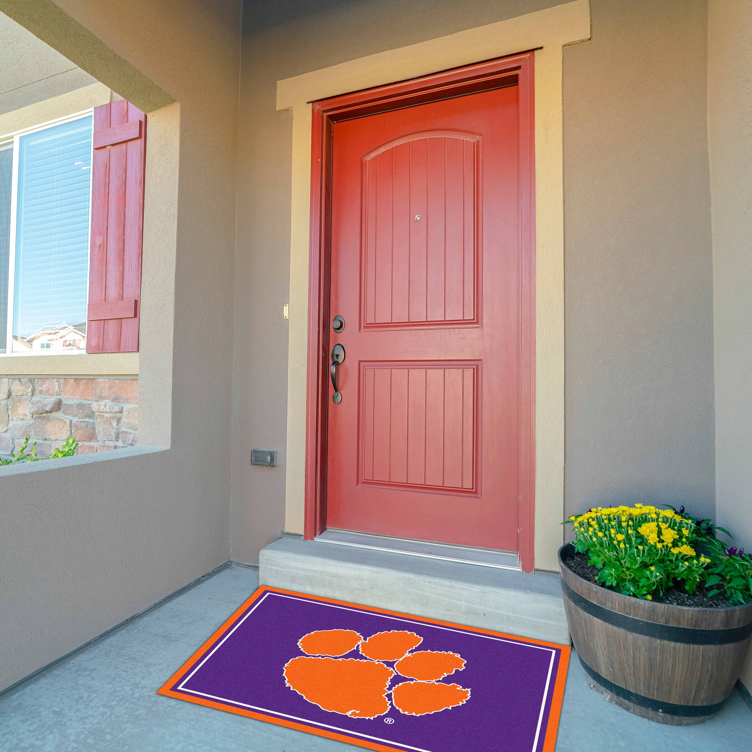 Alt View 3. Imperial - Clemson Tigers 2'8" x 3'10" Area Rug - Multicolor.