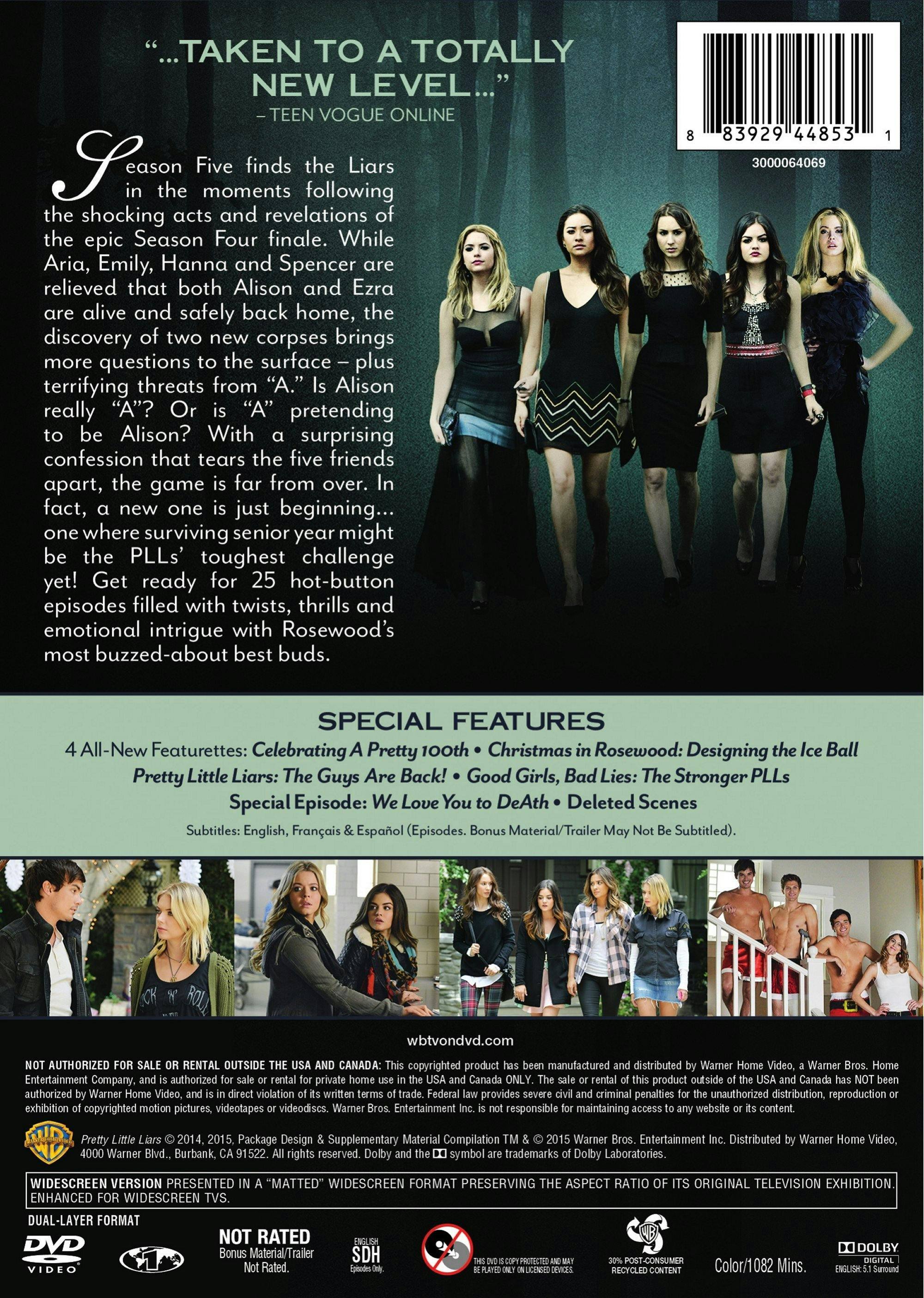 Angle. Pretty Little Liars: The Complete Fifth Season (Box Set) [DVD].