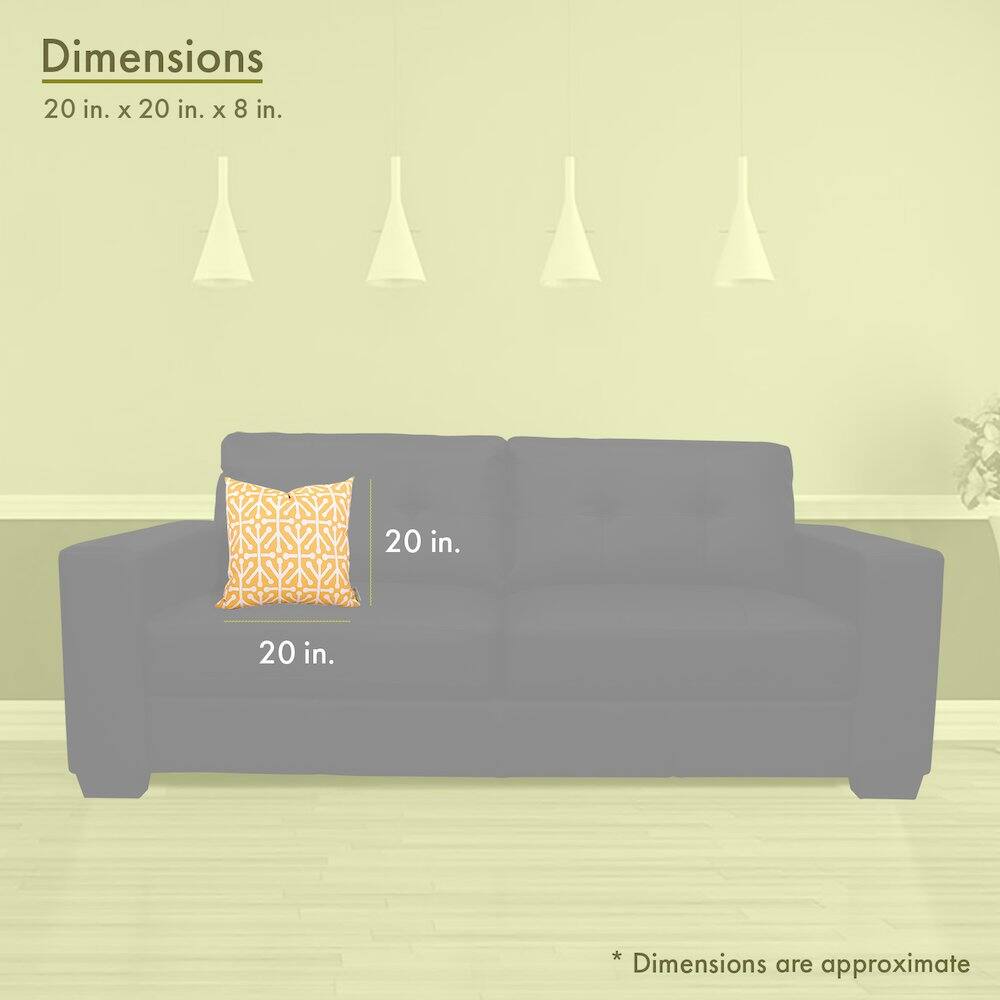 Dimensions  
20 in. x 20 in. x 8 in.  

20 in.  
20 in.  

*Dimensions are approximate