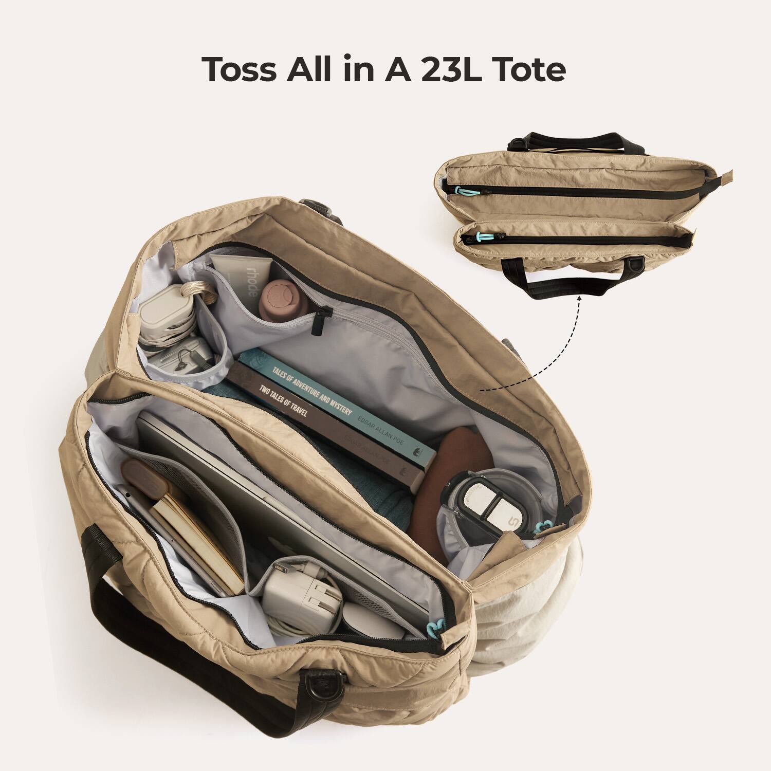 Toss All in A 23L Tote

TWO TALES OF TRAVEL AND ADVENTURE - AND TRAVEL MYSTERY EDGAR ALLAN POE