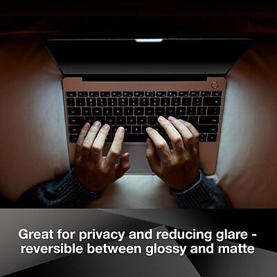 Great for privacy and reducing glare - reversible between glossy and matte