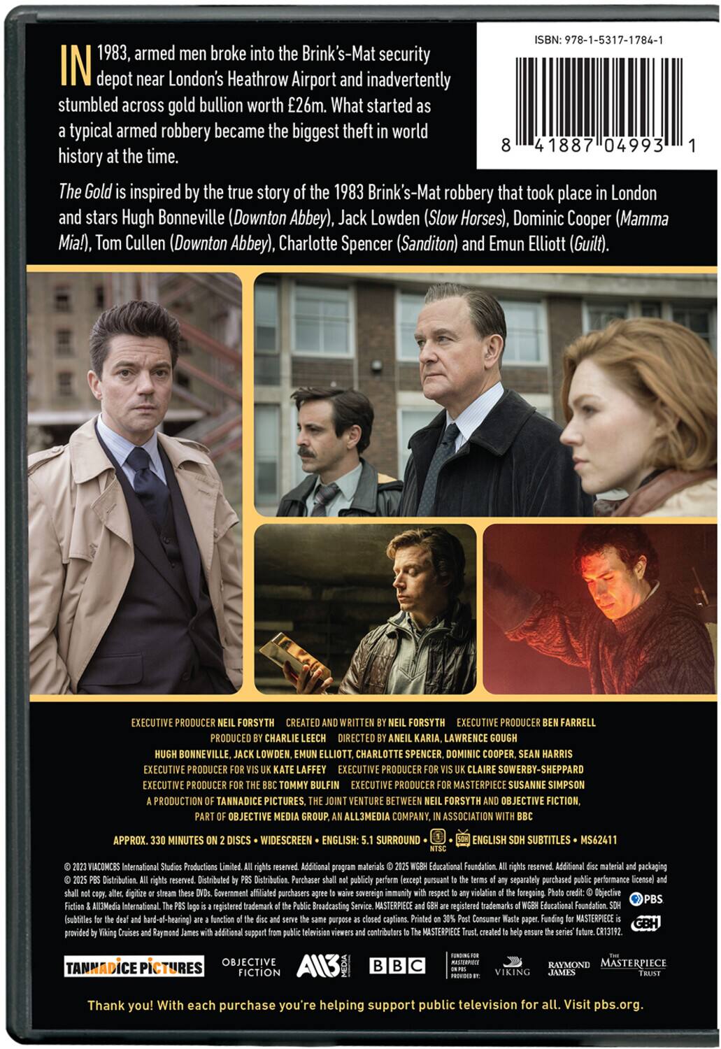 Alt View 1. The Gold: Season 1 (Masterpiece)   - DVD.