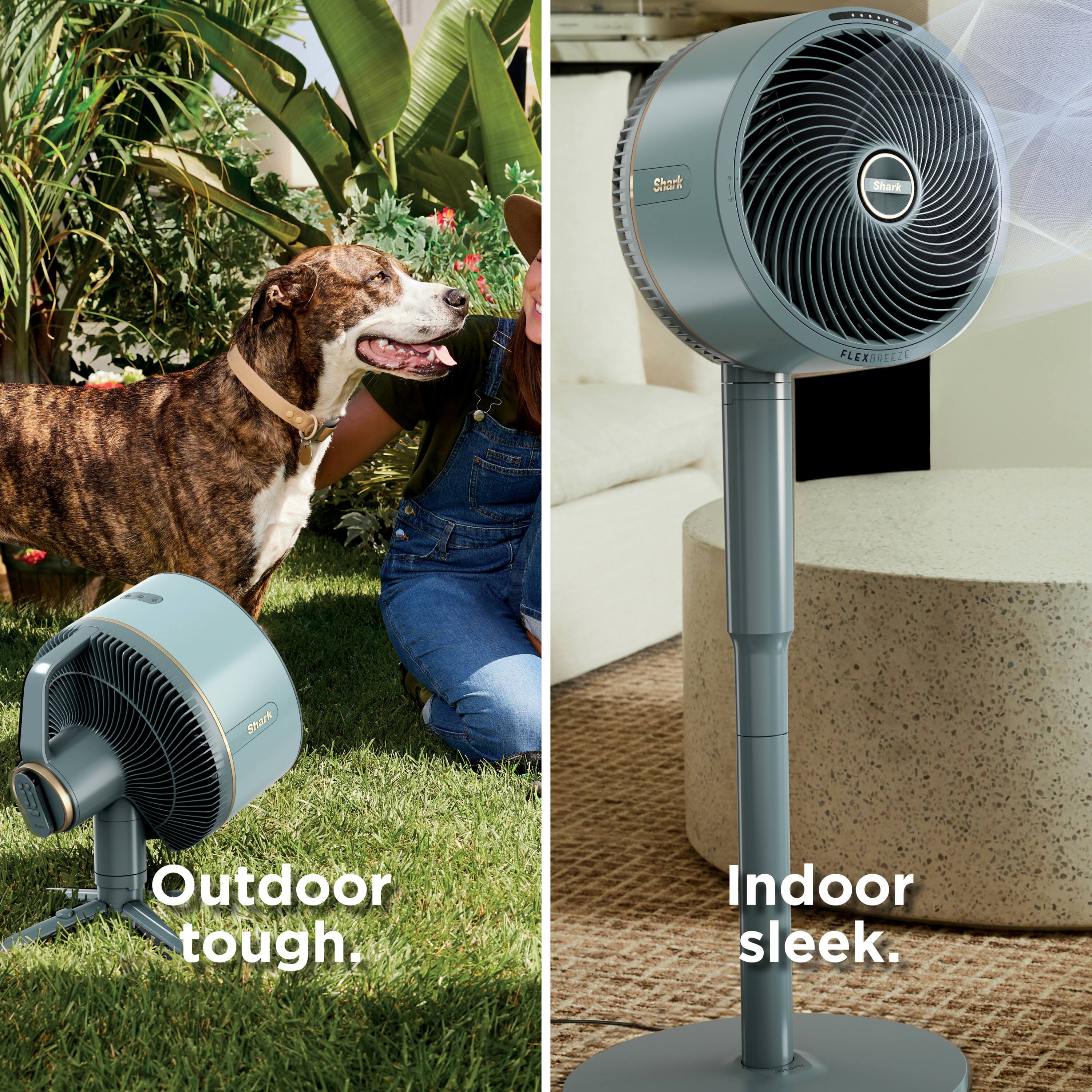 Shark FLEXBREEZE Shark Outdoor tough, Indoor sleek.