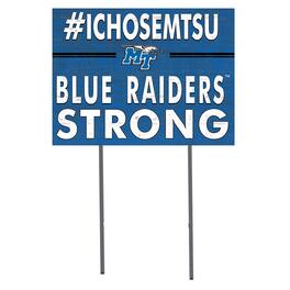 Jardine - MTSU Raiders 18'' x 24'' I Chose Lawn Sign - Blue
