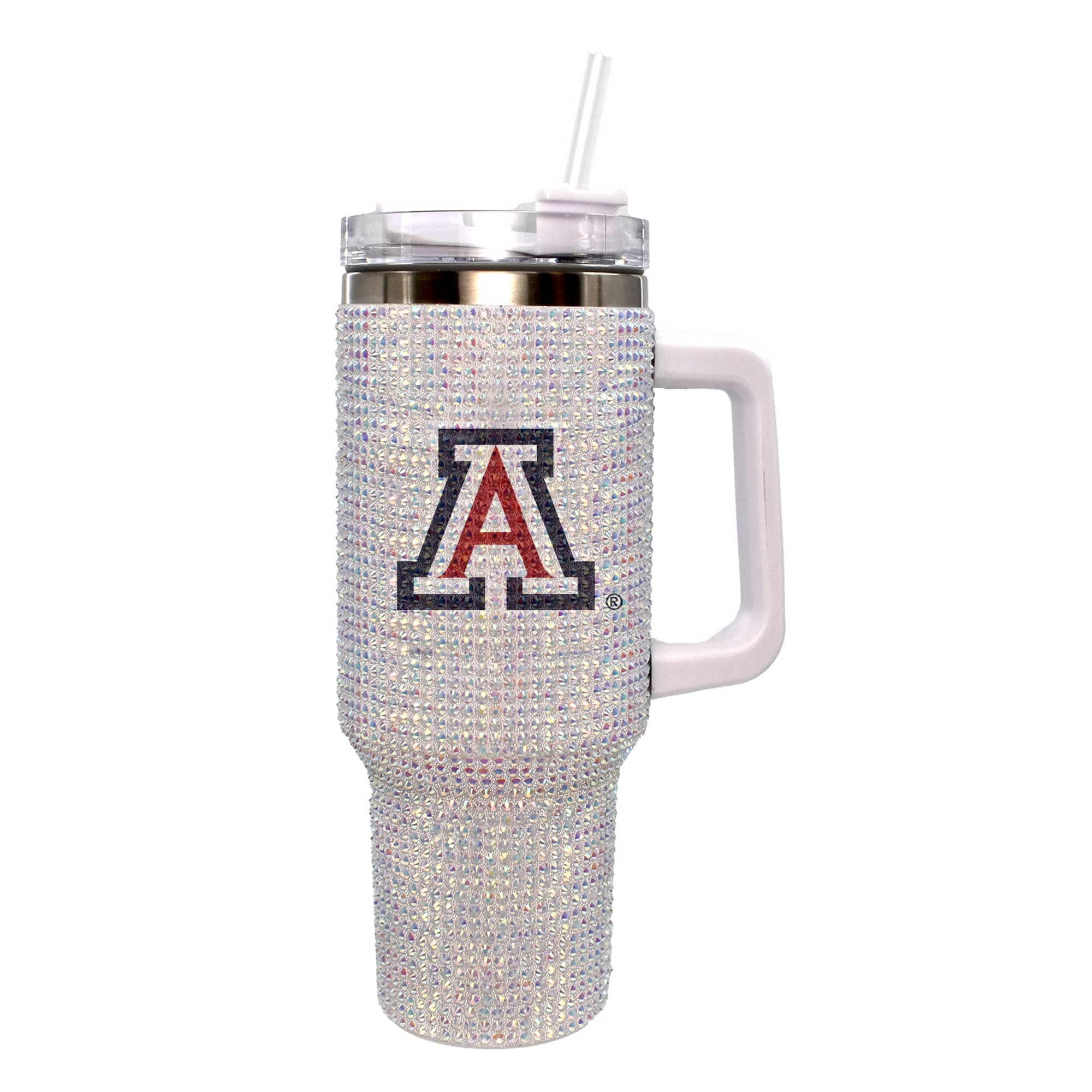 Front. The Memory Company - Arizona Wildcats 40oz. Bling Colossal Tumbler - Multicolor.