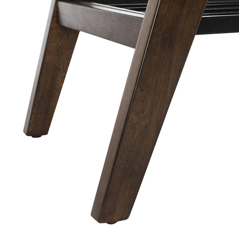 Left. Safavieh - Oren 2 Tier Coffee Table, Dark Walnut - Brown.