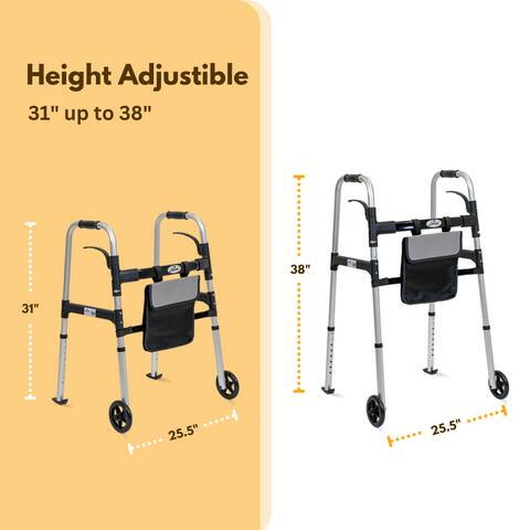 Height Adjustable  
31" up to 38"  
25.5"
