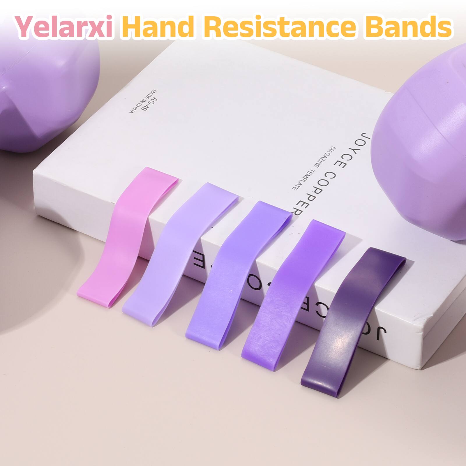 Yelarxi Hand Resistance Bands MADE IN CHINA 49 MAGAZINE JOYCE TEMPLATE COPPER