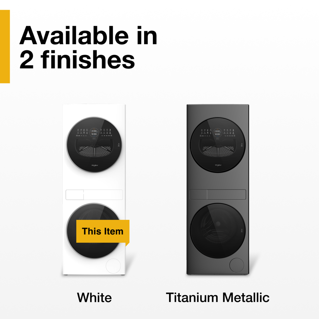 Available in 2 finishes

1 - BOX -1101 - 665

This Item

White
Titanium Metallic