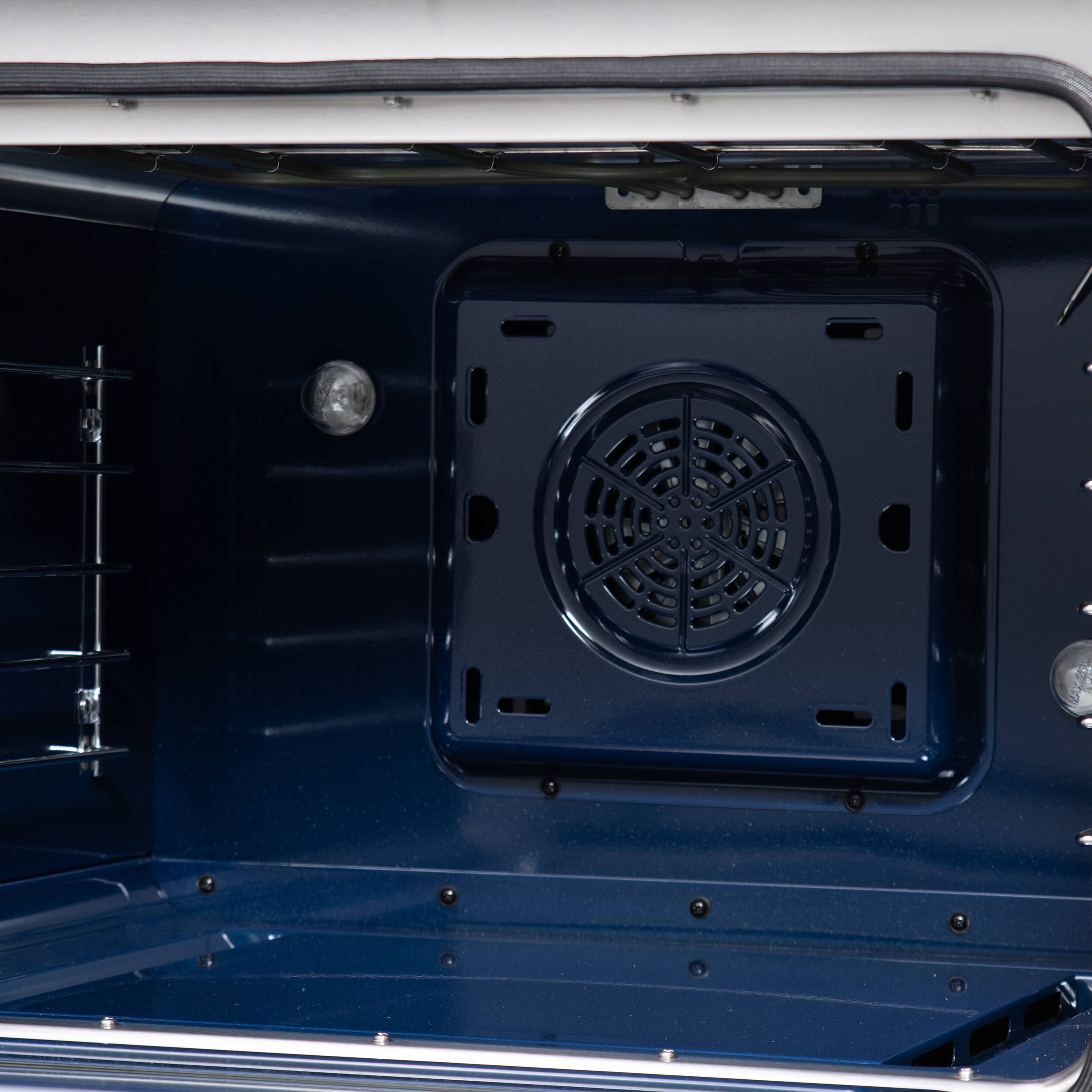 Alt View 12. Forno Appliances - Massimo 4.32 Cu. Ft. Freestanding Dual Fuel True Convection Range with Air Fryer Basket - White.