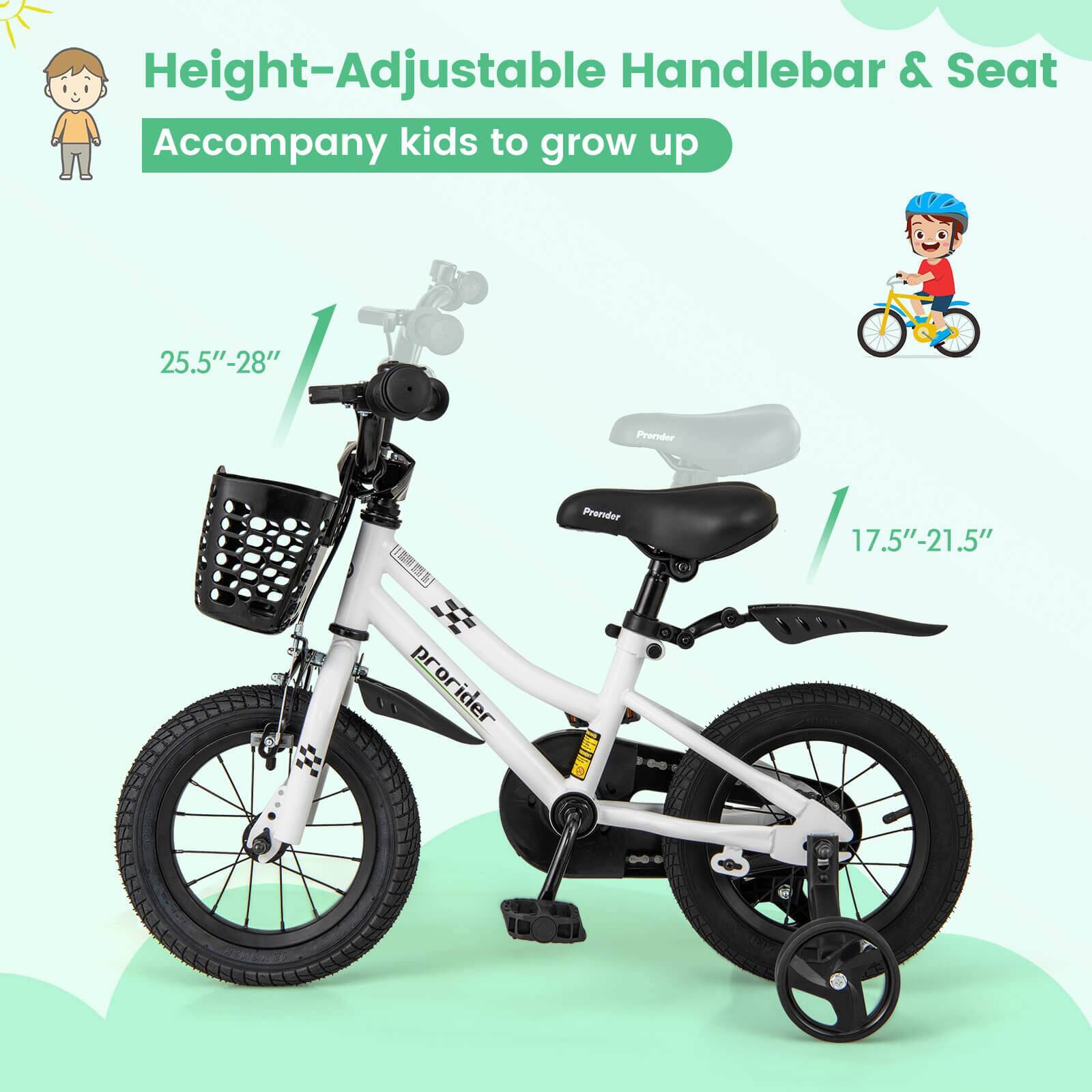 Height-Adjustable Handlebar & Seat  
Accompany kids to grow up  

25.5" - 28"  

17.5" - 21.5"