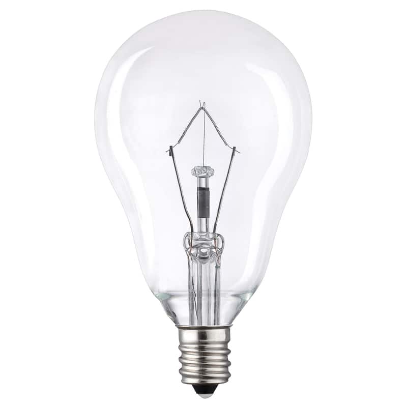 Westinghouse - 40 W A15 Decorative Clear  Incandescent Bulb E12 (Candelabra) Warm White 2 pk price history on PriceWatchPro