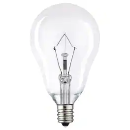 Westinghouse - 40 W A15 Decorative Clear Incandescent Bulb E12 (Candelabra) Warm White 2 pk