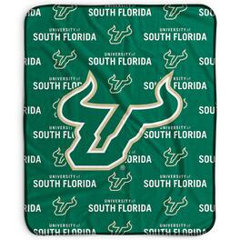 Pegasus - South Florida Bulls 50" x 60" Repeat Wordmark Fleece Blanket - Multicolor