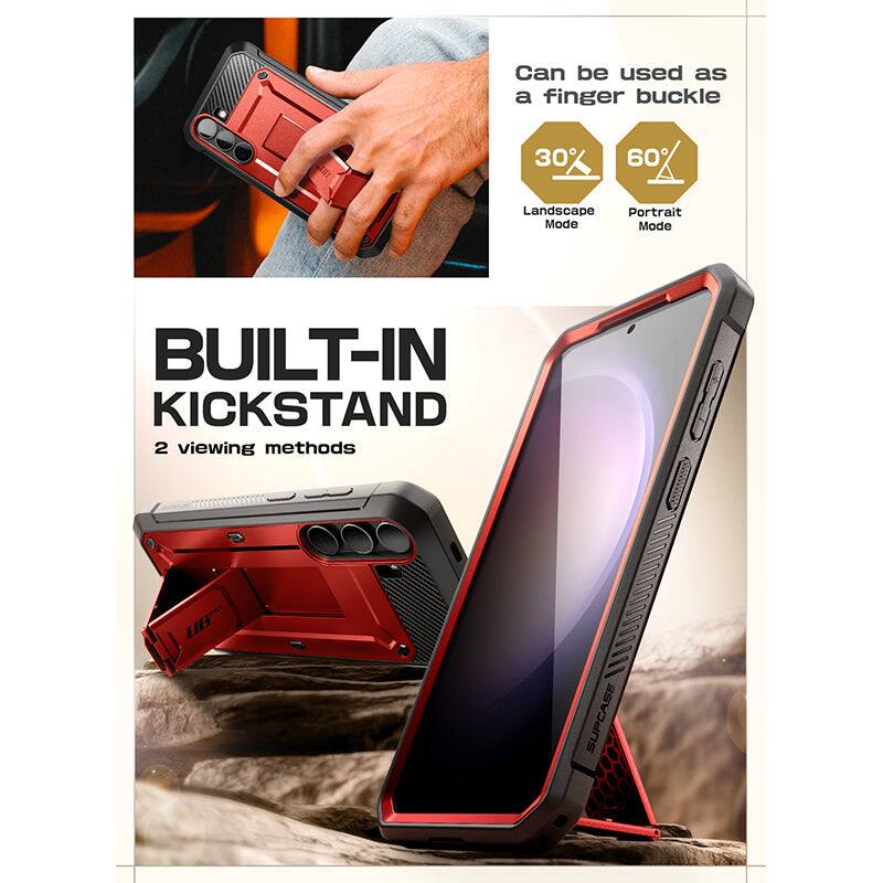 Can be used as a finger buckle

30° Landscape Mode

60° Portrait Mode

BUILT-IN KICKSTAND

2 viewing methods