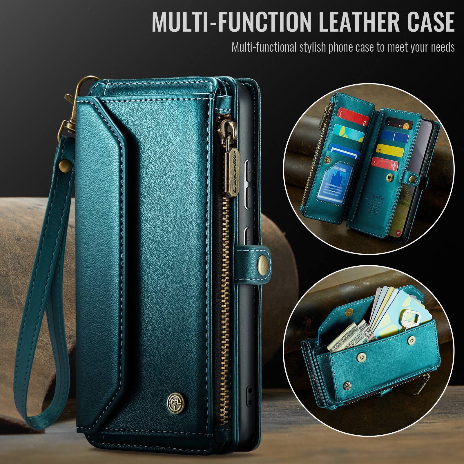 MULTI-FUNCTION LEATHER CASE  
Multi-functional stylish phone case to meet your needs