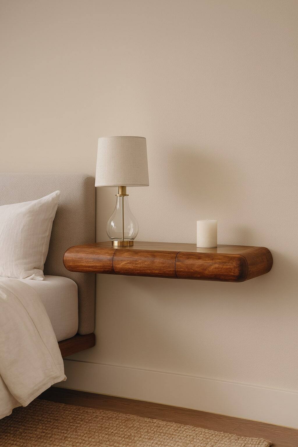 Alt View 2. Artisan Furniture - Artisan Furniture Solid Wood Solis Wall-Mounted Console - Brown.