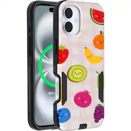 OtterBox - Artist Edition MagSafe Commuter Series Case for iPhone 16 Plus - Jelly Fruit