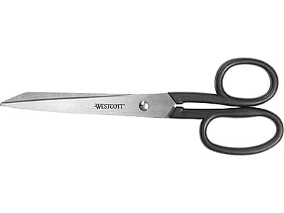 "Westcott - Kleencut 8"" Stainless Steel Standard Scissors, Pointed Tip - Black" price history on PriceWatchPro
