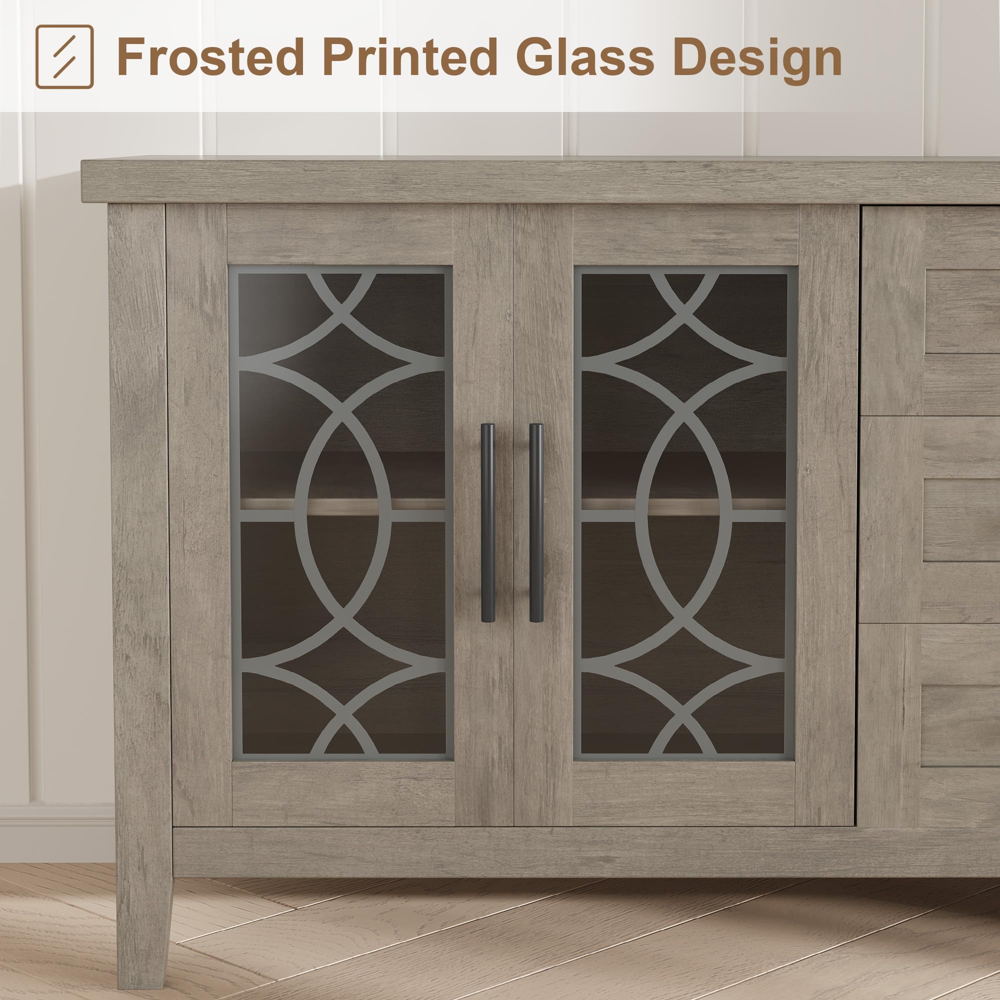 Frosted Printed Glass Design